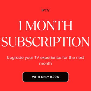 1 month iptv subscription.